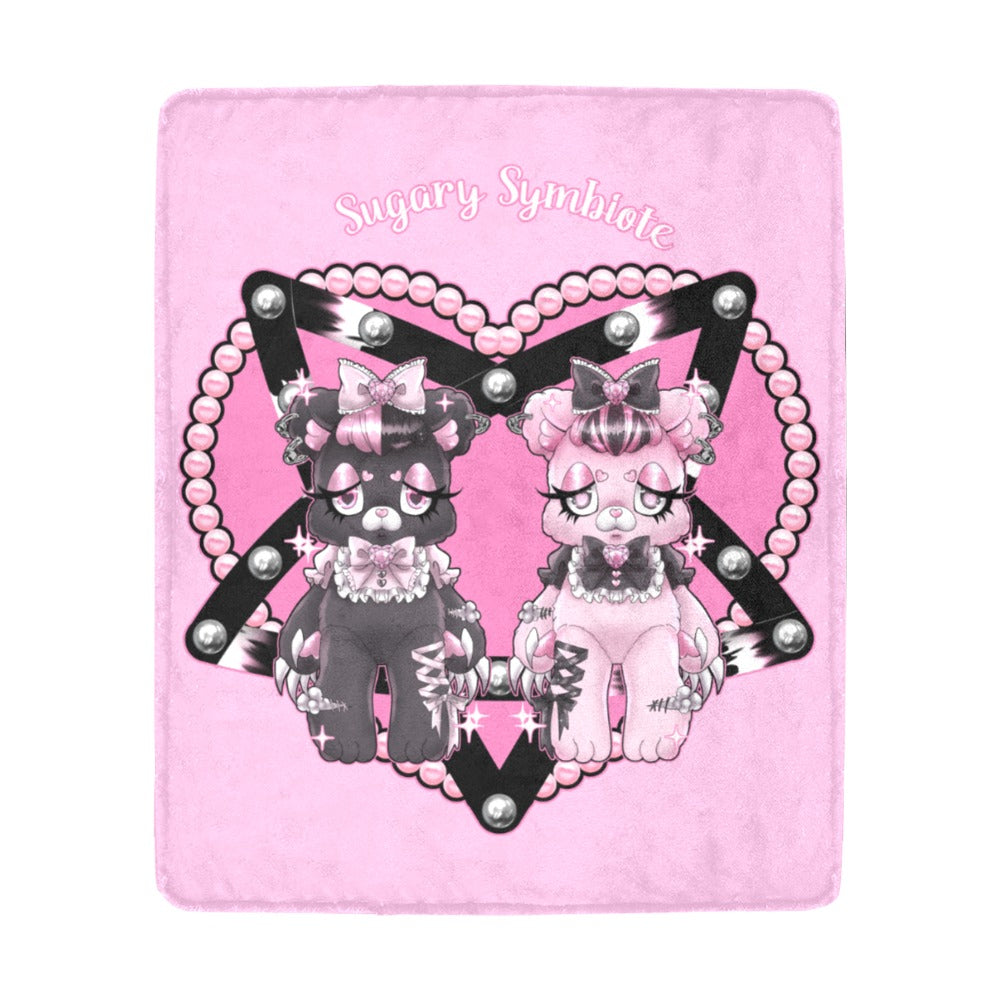 Grizzly Girrrl Ultra-Soft Micro Fleece Blanket 50" x 60"